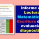 Informe de la evaluación diagnostica de matemática escritura y lectura