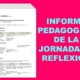 Ejemplo de informe de la jornada de reflexión pedagógica