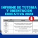 Informe de tutoría y orientación educativa 2023