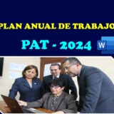 Plan anual de trabajo - PAT 2024